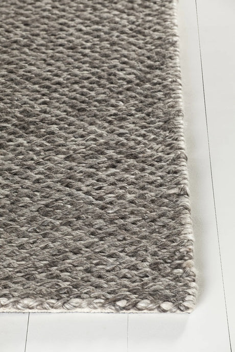 Chandra Ira IRA-44502 Dark Grey rug, corner detail