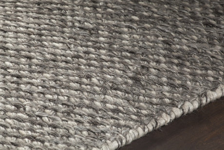 Chandra Ira IRA-44502 Dark Grey rug, side detail view