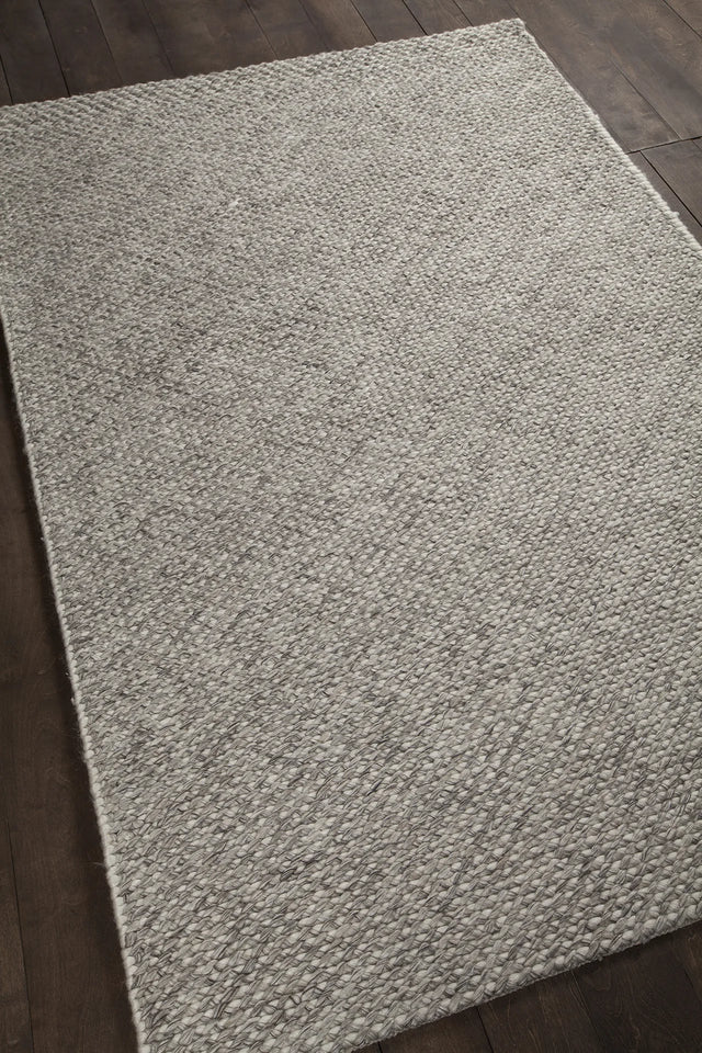 Chandra Ira IRA-44503 Grey rug, angled side view