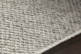 Chandra Ira IRA-44503 Grey rug, side detail view
