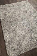 Chandra Izzie IZZ-45300 White and Grey rug, angled side view