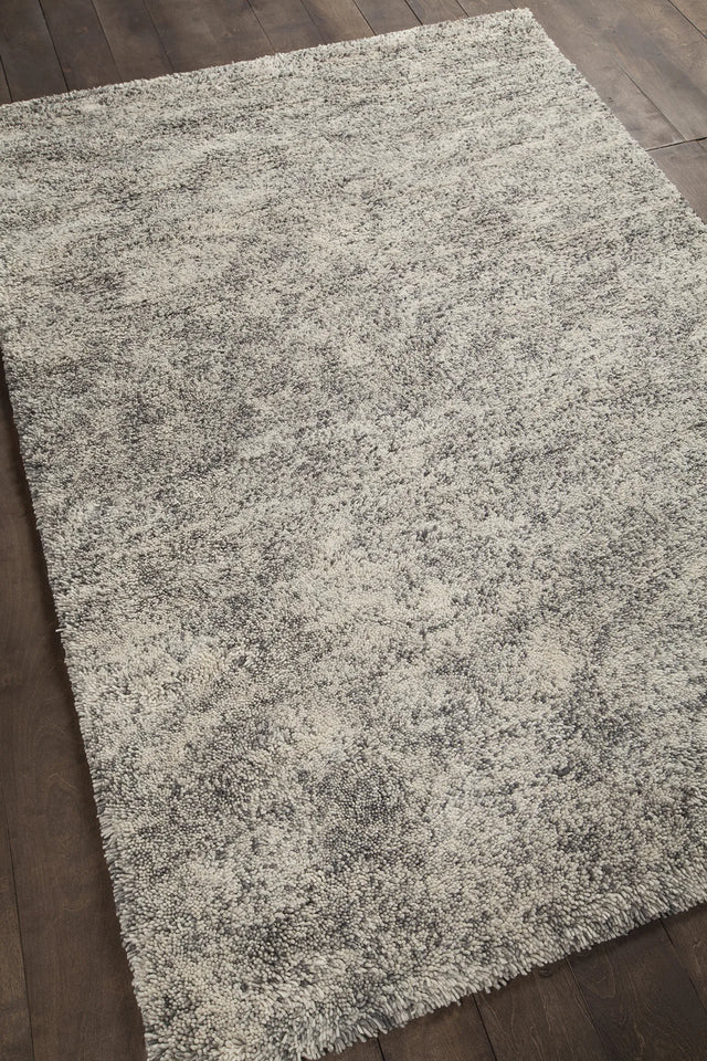 Chandra Izzie IZZ-45300 White and Grey rug, angled side view