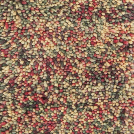 Chandra Izzie IZZ-45302 Red and Green and Yellow rug, texture close-up
