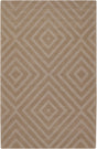 Chandra Jaipur JAI-18900 Tan rug, flat view