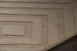 Chandra Jaipur JAI-18900 Tan rug, side detail view