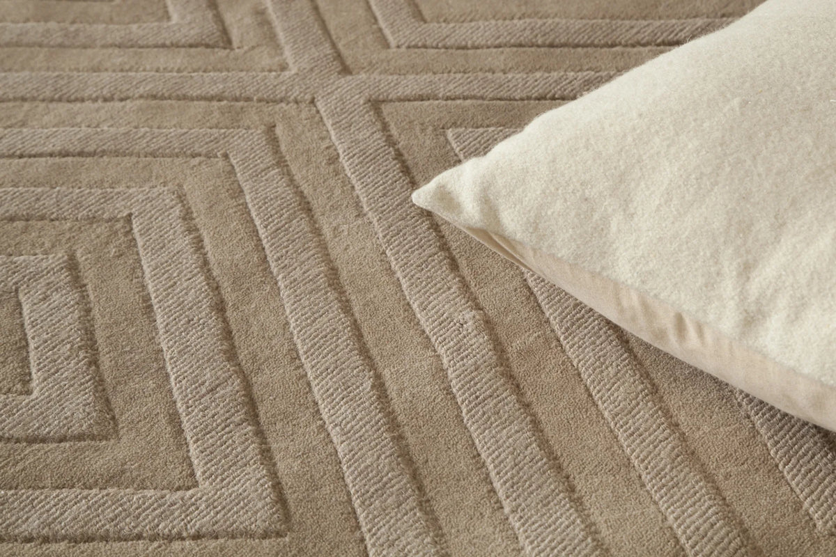 Chandra Jaipur JAI-18900 Tan rug, texture close-up
