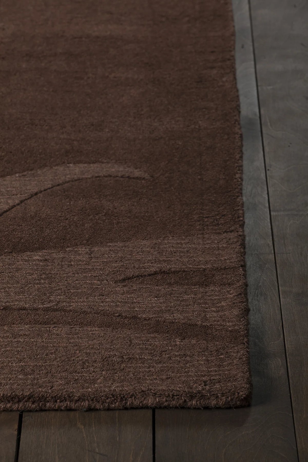 Chandra Jaipur JAI-18904 Brown rug, corner detail