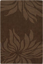 Chandra Jaipur JAI-18904 Brown rug, flat view