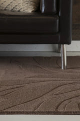 Chandra Jaipur JAI-18904 Brown rug, texture close-up