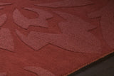 Chandra Jaipur JAI-18908 Red rug, side detail view