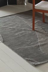 Chandra Jaipur JAI-18909 Grey rug, shown in a styled room setting