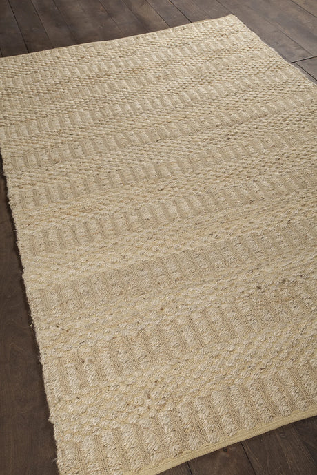 Chandra Jazz JAZ-17000 Natural rug, angled side view