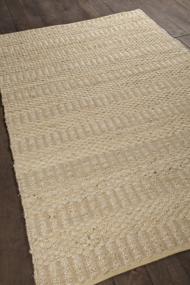 Chandra Jazz JAZ-17000 Natural rug, angled side view