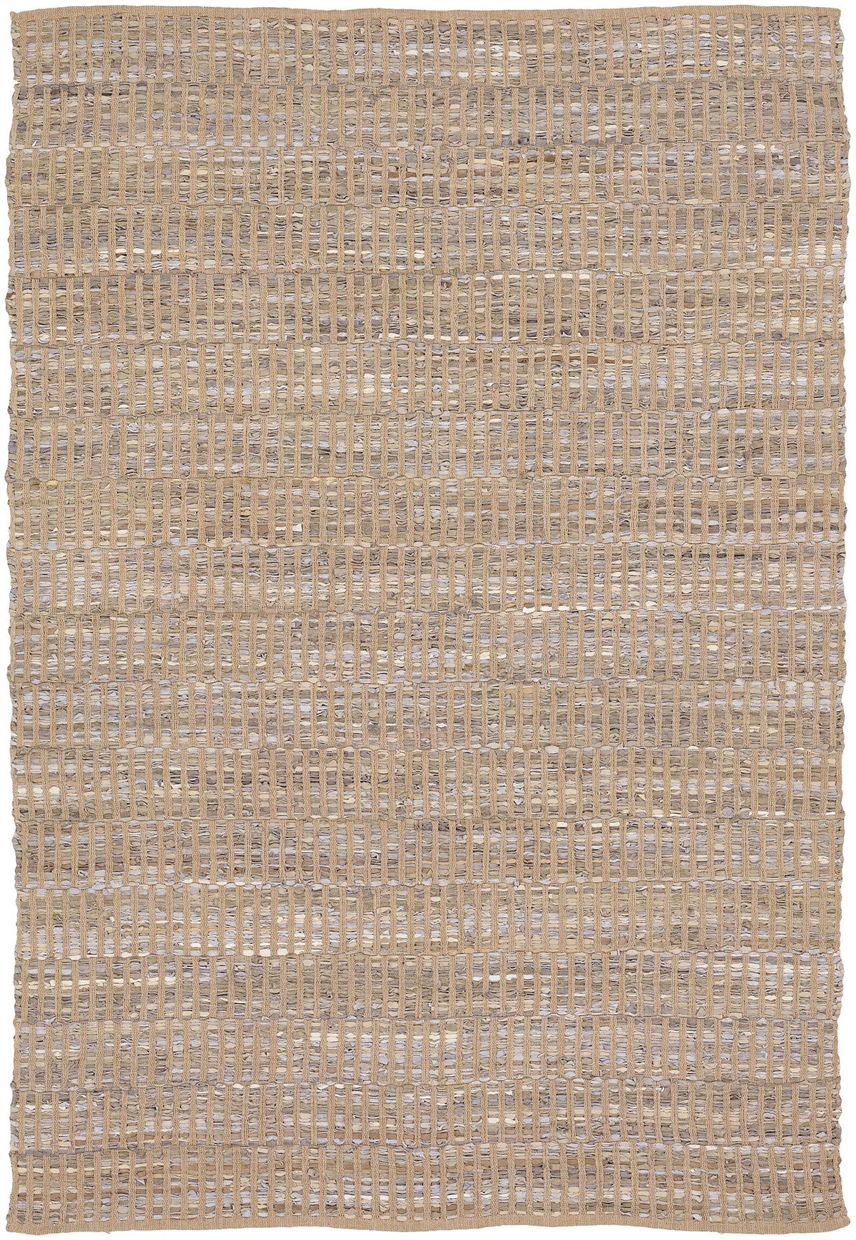 Chandra Jazz JAZ-17001 Grey and Tan rug, flat view