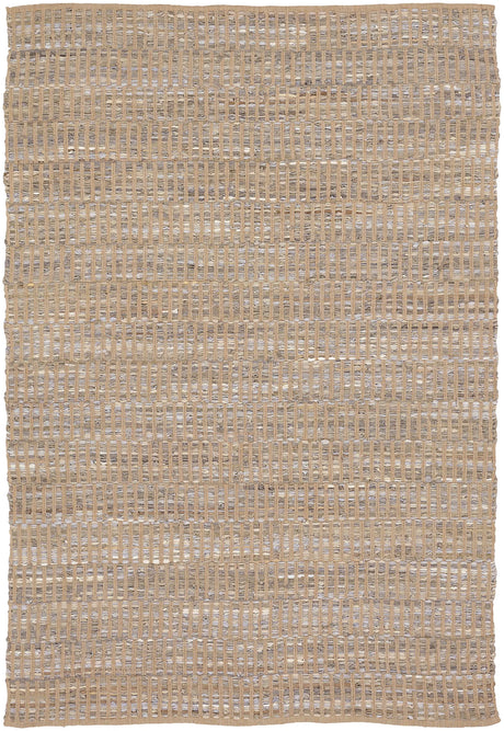 Chandra Jazz JAZ-17001 Grey and Tan rug, flat view