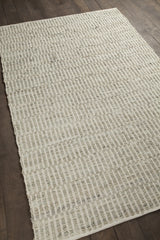 Chandra Jazz JAZ-17001 Grey and Tan rug, angled side view