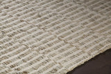 Chandra Jazz JAZ-17001 Grey and Tan rug, side detail view