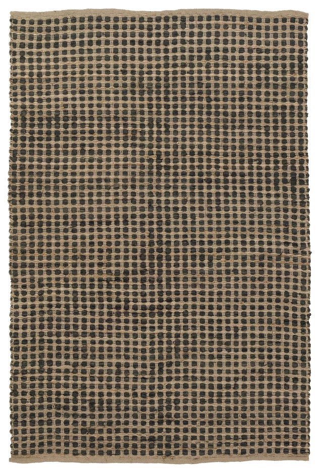 Chandra Jazz JAZ-17003 Tan and Black rug, flat view