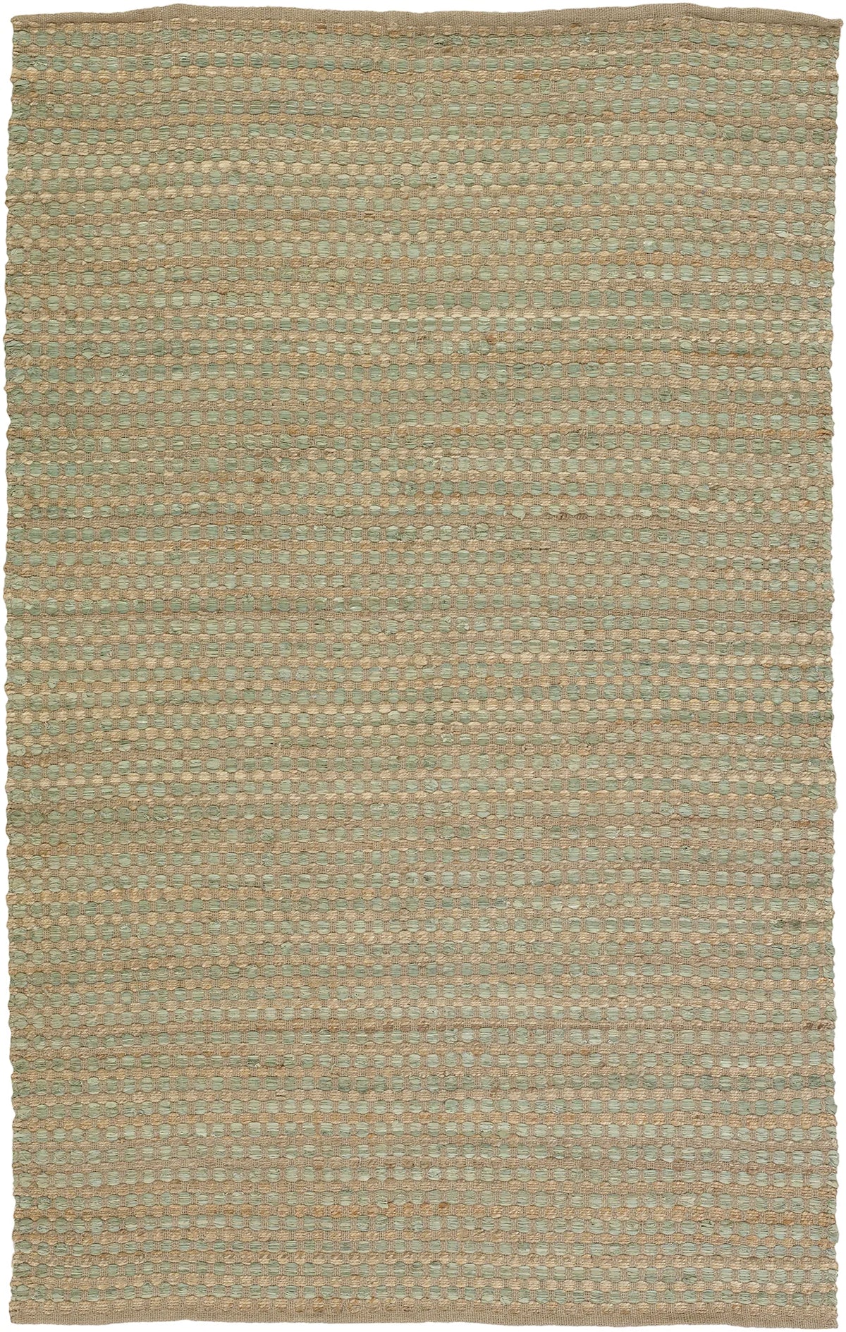 Chandra Jazz JAZ-17004 Tan and Green rug, flat view