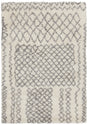 Chandra Jeri JER-44300 White and Grey rug, flat view