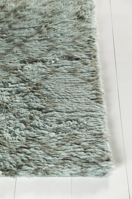 Chandra Jeri JER-44301 Blue and Grey rug, corner detail