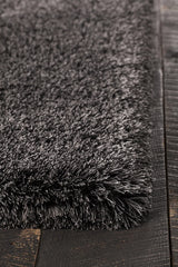 Chandra Joni JON-39302 Silver and Black rug, corner detail