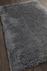 Chandra Joni JON-39302 Silver and Black rug, angled side view