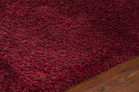 Chandra Joni JON-39303 Red rug, side detail view