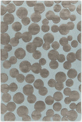 Chandra Joya JOY-46100 Blue and Grey rug, flat view