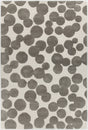 Chandra Joya JOY-46101 White and Grey rug, flat view