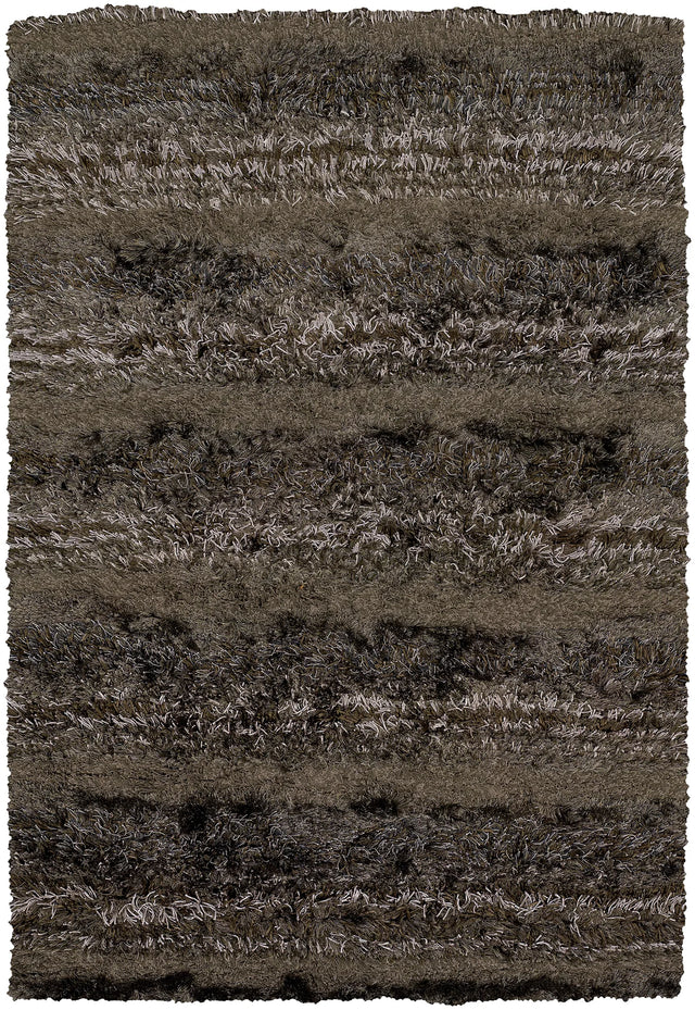 Chandra Kapaa KAP-15502 Brown and Tan and Taupe rug, flat view