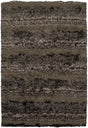 Chandra Kapaa KAP-15502 Brown and Tan and Taupe rug, flat view