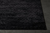 Chandra Keira KEI-50100 Black rug, corner detail