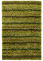 Chandra Kubu KUB-16501 Green and Brown rug, flat view