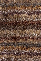 Chandra Kubu KUB-16502 Brown and Grey and Tan rug, texture close-up