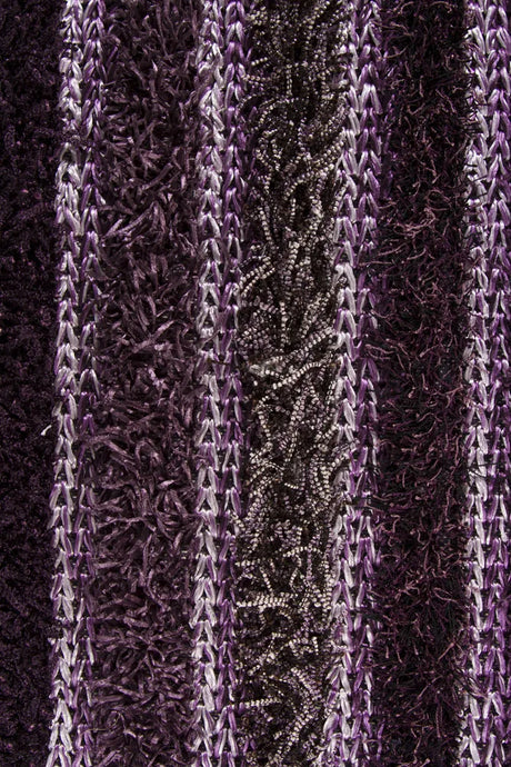 Chandra Lavasa LAV-21401 Purple and Grey rug, texture close-up