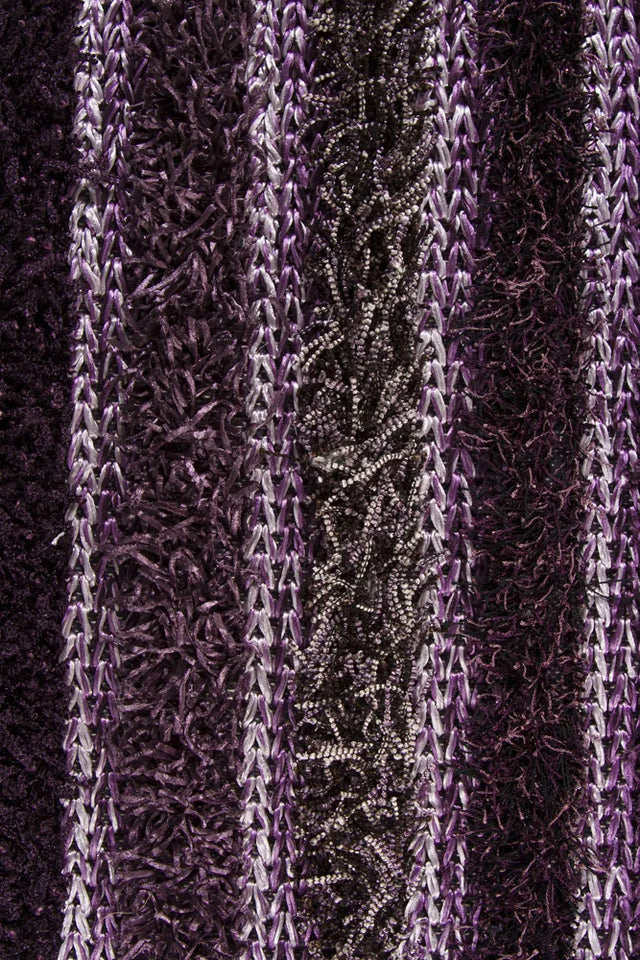 Chandra Lavasa LAV-21401 Purple and Grey rug, texture close-up