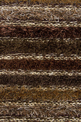 Chandra Lavasa LAV-21402 Brown and Taupe and Tan rug, texture close-up