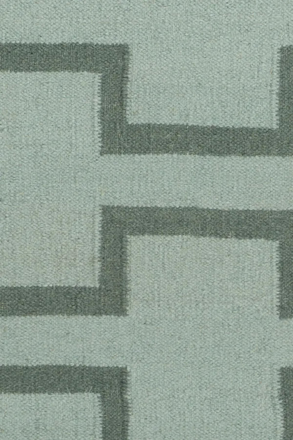 Chandra Lima LIM-25701 Blue and Green rug, texture close-up