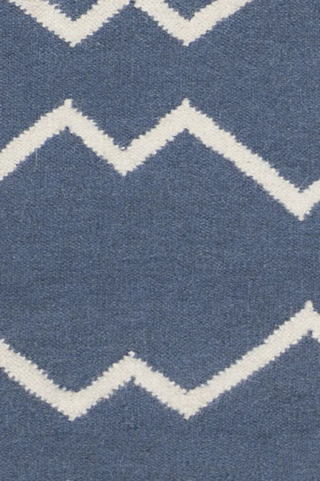 Chandra Lima LIM-25704 Blue and White rug, texture close-up