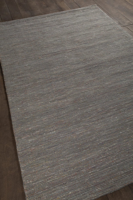 Chandra Medona MED-37402 Grey and Red and Yellow rug, angled side view