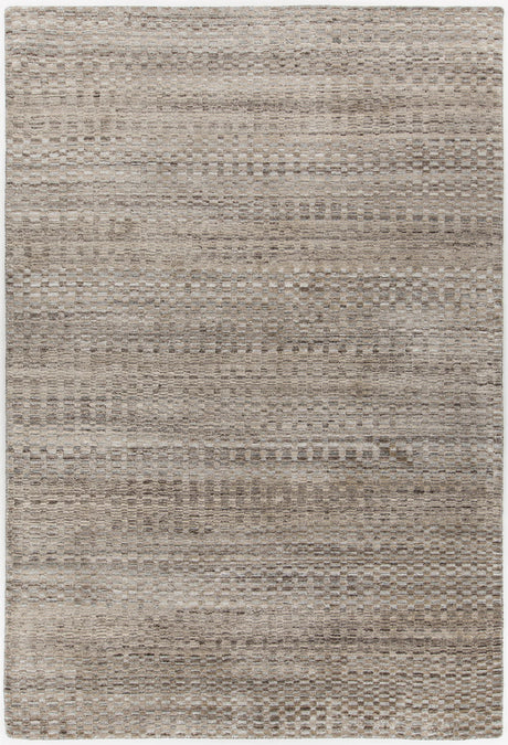 Chandra Melina MEL-46202 Brown and Silver rug, flat view