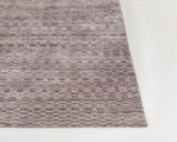 Chandra Melina MEL-46203 Pink and Silver rug, corner detail