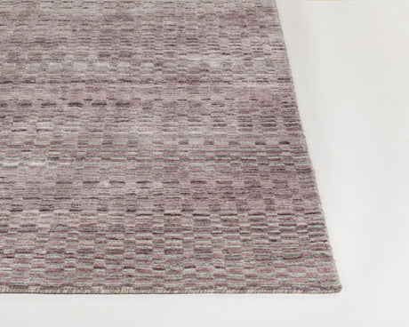Chandra Melina MEL-46203 Pink and Silver rug, corner detail