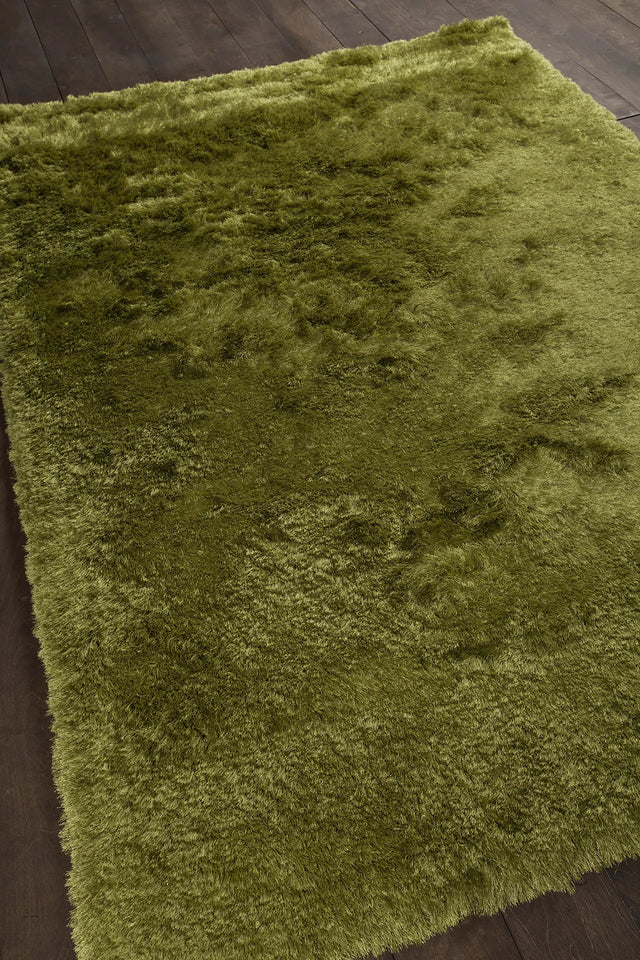 Chandra Mercury MER-6900 Green rug, angled side view