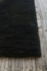 Chandra Mercury MER-6901 Black rug, corner detail