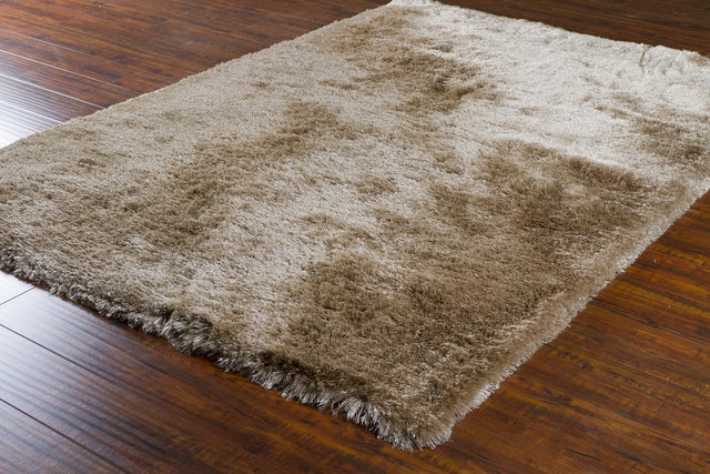 Chandra Mercury MER-6903 Beige rug, styled detail view