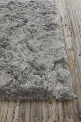 Chandra Mercury MER-6904 Grey rug, corner detail