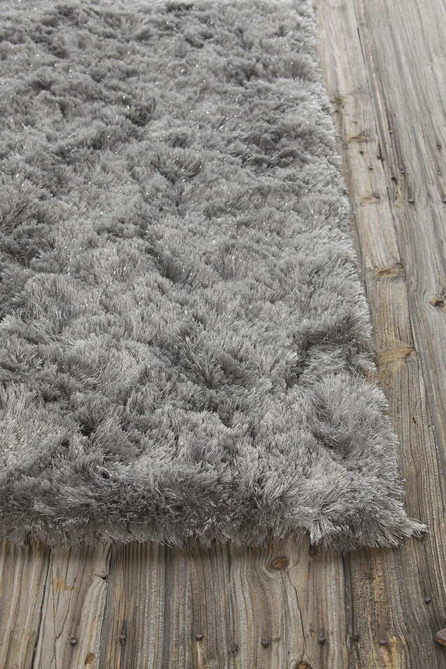 Chandra Mercury MER-6904 Grey rug, corner detail