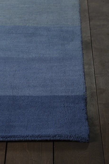 Chandra Metro MET-566 Blue rug, corner detail